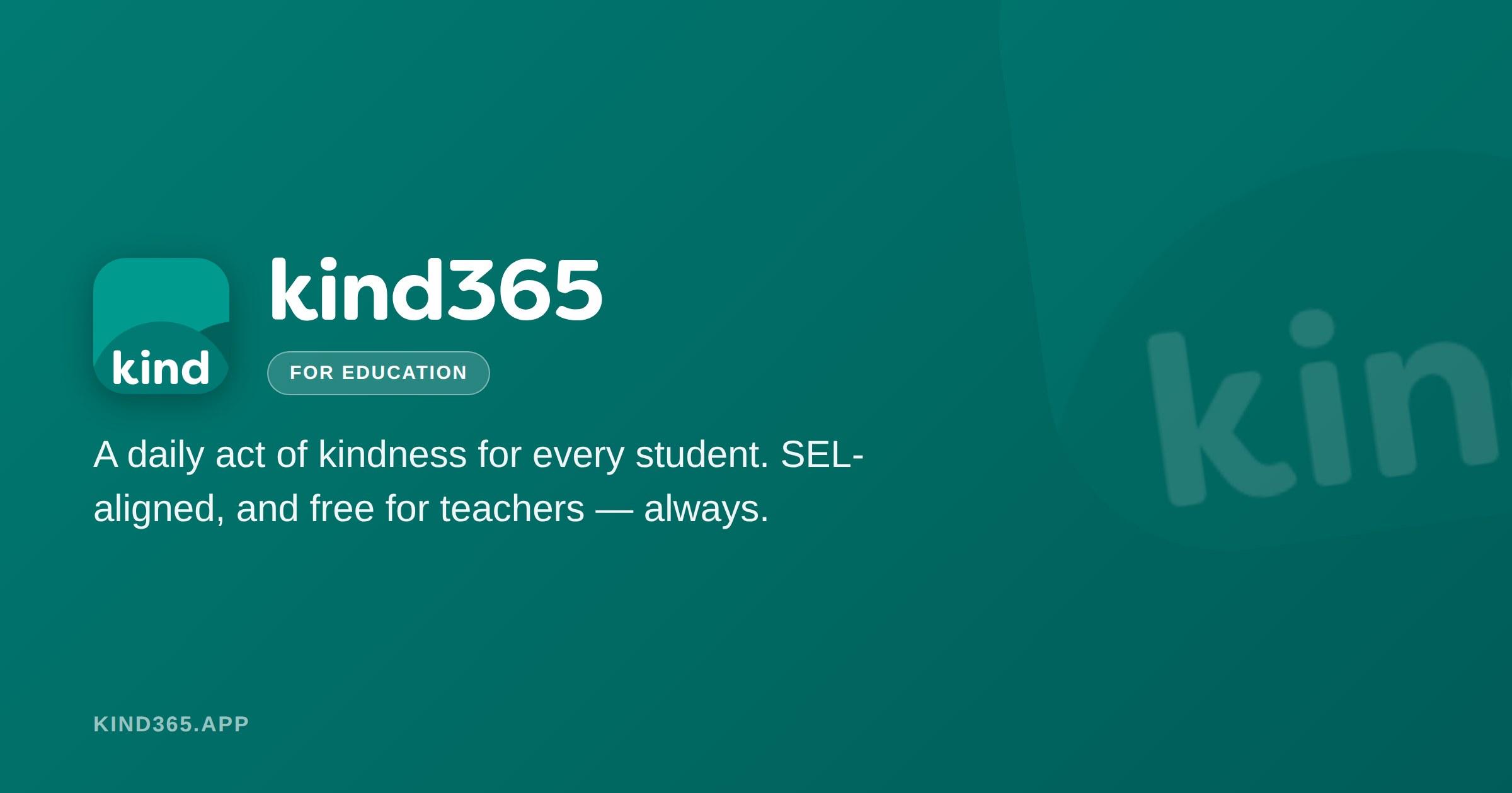 kind365 for Education social card